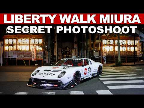 Thumbnail for Secret Liberty Walk Photoshoot: Lamborghini Miura & Super Silhouette R32 | Capturing Car Culture by Lamborghini Silhouette
