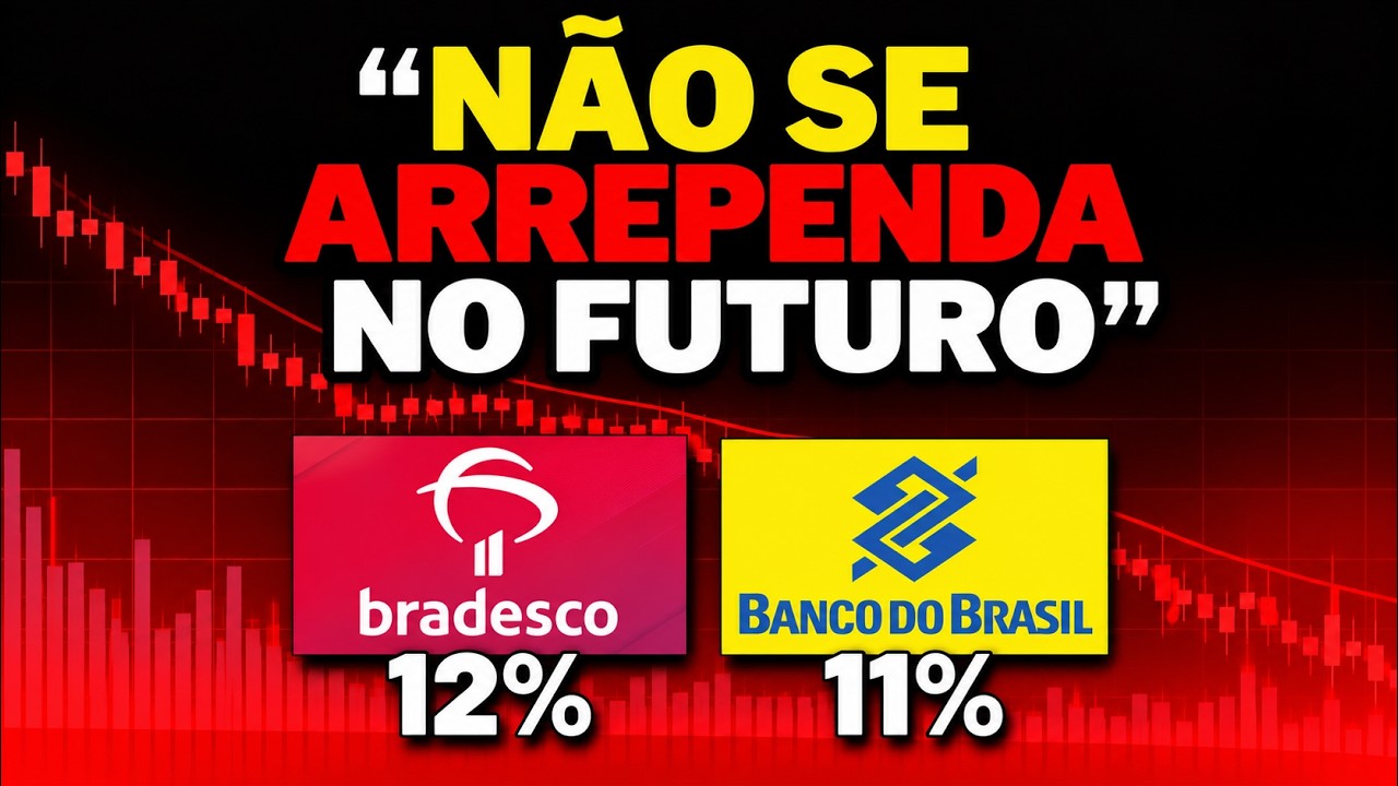 🚨PÂNICO NOS BANCOS E NA BOLSA BRASILEIRA? BBAS3 R$15, BBDC3 R$13 o SETOR ESTÁ DE GRAÇA?