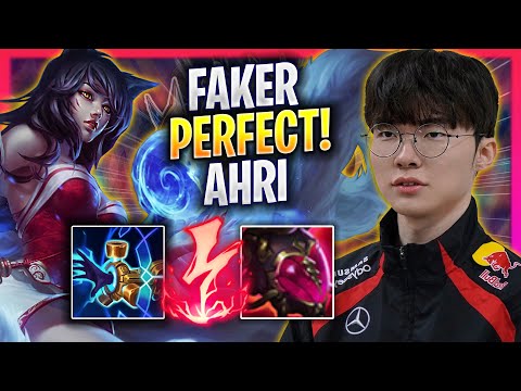 FAKER PERFECT GAME WITH AHRI! - T1 Faker Plays Ahri MID vs Leblanc! | Season 2024