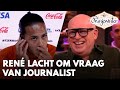 René lacht om ellenlange vraag van journalist aan Van Dijk | DE ORANJEWINTER