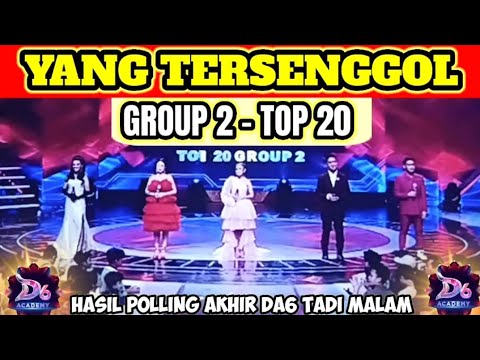 YANG TERSENGGOL TADI MALAM GROUP 2 TOP 20 DANGDUT ACADEMY 6