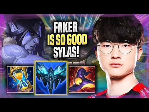 FAKER IS SO GOOD WITH SYLAS! - T1 Faker Plays Sylas MID vs Pyke! | Season 2022