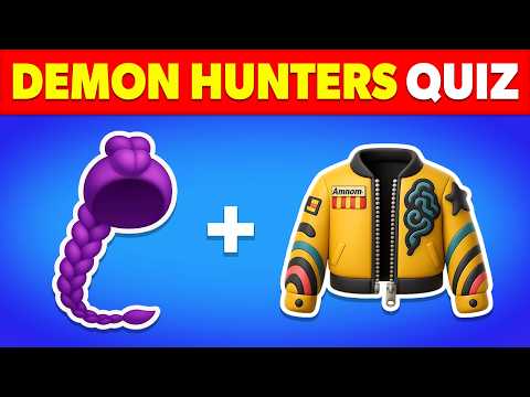 Guess KPop Demon Hunters Movie Characters by Song & Emoji ???? Rumi, Mira, Saja Boys, Zoey, Baby Saja