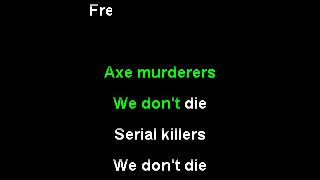 Twiztid - We Don't Die (Funbox Karaoke)