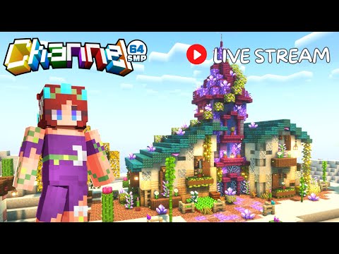 VOD - Building a Witch's House 🧙- Exclusive Fairy Lore Previews! 🧚 | Minecraft 1.19 Channel 64