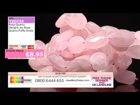 How To Make Gemstone Jewellery Using LaceJewelleryMaker LIVE 09/6/2014