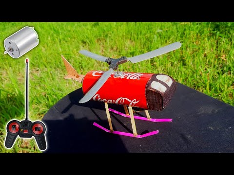 How to make a helicopter fly And control it remotely //Asif Experiments //