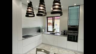 Современная угловая белая кухня Проект 111 фото 4