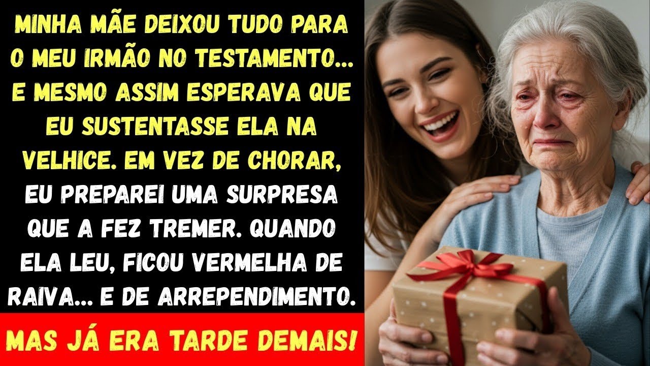 MINHA MÃE DEIXOU TUDO PARA MEU IRMÃO E QUIS QUE EU CUIDASSE DELA… DEI A RESPOSTA QUE MERECIA