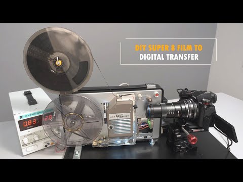DIY Super 8 Movie Film to Digital Video Scanner/Transfer Device Telecine
