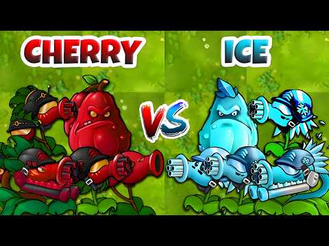 PVZ Fusion 3.4 Challenge - Team CHERRY vs ICE Plants Fusion vs Obsidian Gargantuar - Who Will Win?
