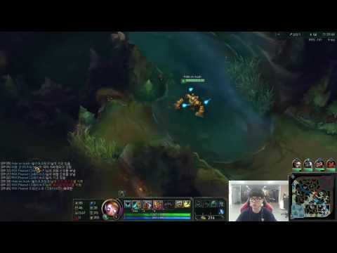 SKT T1 Faker Stream   Blitzcrank SUPPORT vs Thresh 2