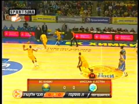 Euroleague 2010/2011, Week 4: Khimki Moscow - Maccabi Tel Aviv - 76:78
