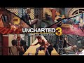 Uncharted 3 - Young Nathan Drake gets caught every time (All Animations) - Museum Chase