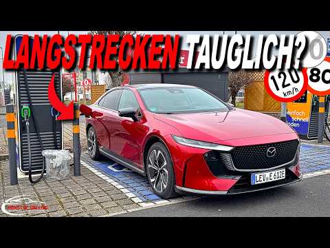 Mazda 6e 68.8 kWh | Range test 100 km/h vs. 120 km/h vs. 140 km/h vs. top speed