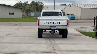 Big Block-Powered 1972 Chevrolet K5 Blazer Pickup Conversion Reverse and Test Drive