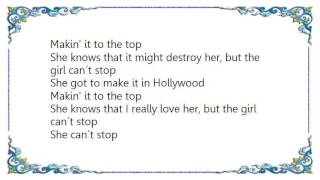 Bob Welch - The Girl Can&#39;t Stop Lyrics