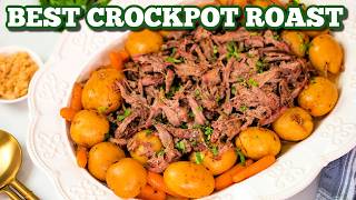 The Best Crockpot Roast with Potatoes and Carrots - Only 5 Key Ingredients!