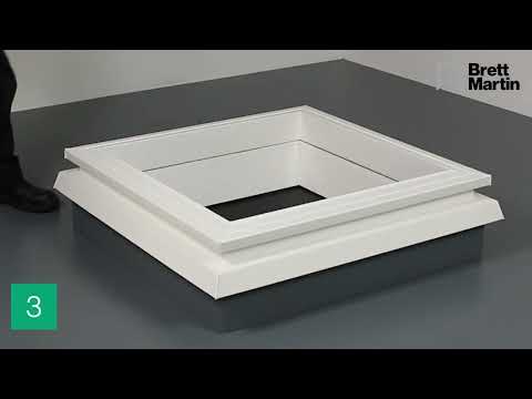 TB186 Fixed Vented Dome on builder’s upstand   Mardome Trade installation guide