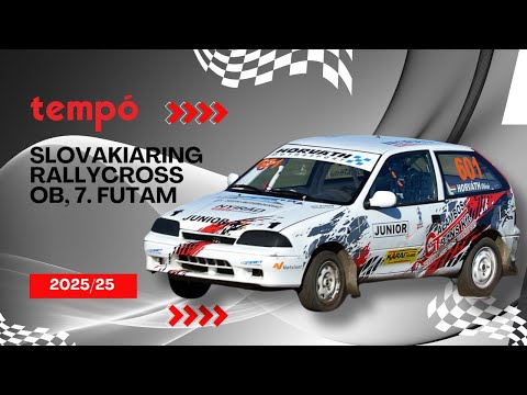 Tempó magazin 25/2025: Rallycross Ob-futam 7. Slovakiaring (Adás: 2025.10.25.)