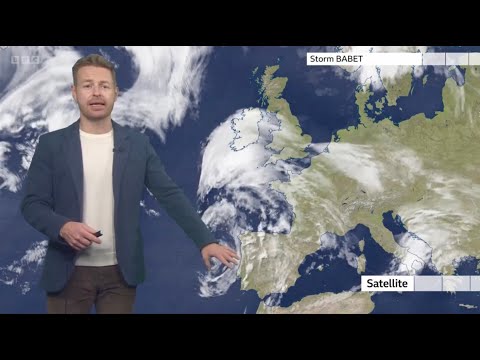 10 DAY TREND - AMBER WARNING #storm  #babet - UK WEATHER FORECAST 18/10/23 - BBC Weather