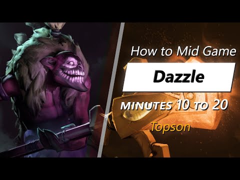 Topson mid game Dazzle | Minute 10 to 20