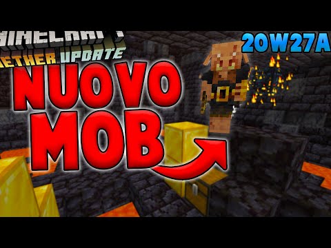 [20w27a] ECCO I PIGLIN BRUTES! NUOVO MOB!! Minecraft ITA 1.16.2 Snapshot 20w27a