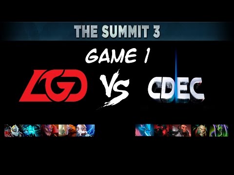 Dota 2| LGD vs CDEC The Summit 3 - Game 1