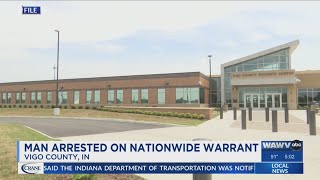 Man arrested in Vigo County for nationwide warrant