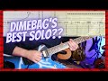 Pantera The Sleep Guitar Solos With Guitar Tabs In E Standard