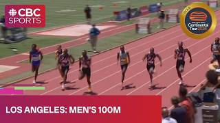 Bednarek, Tebogo compete in men's 100m final at Los Angeles Grand Prix