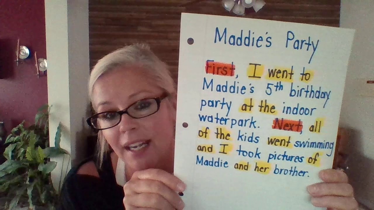 Personal Narrative writing part 1