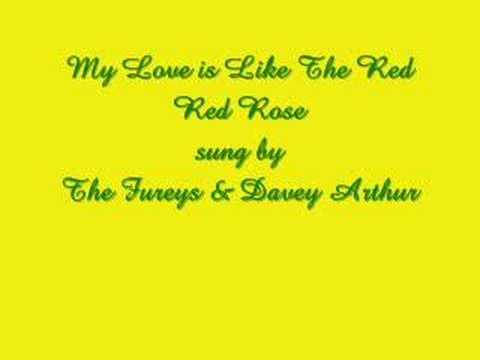 My Love Is Like A Red Red Rose - The Fureys