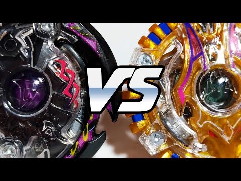 Dark Deathscyther .F.J vs Acid Anubis .Y.O - [Beyblade Burst] - ベイブレードバースト