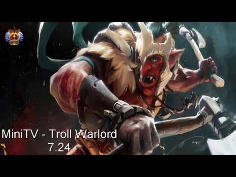 Troll Warlord Carry - Guide 7.24 - The Immortal Way