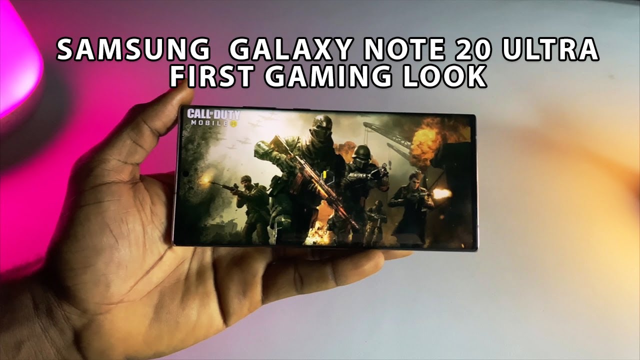 Samsung Galaxy Note 20 Ultra Gaming | CODM