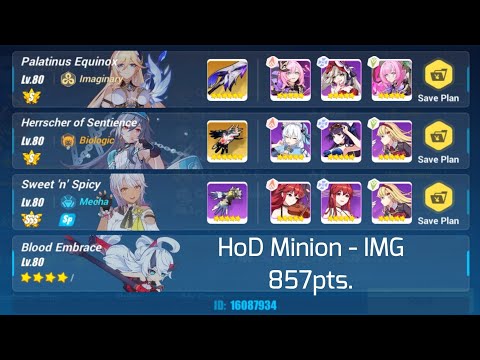 [HI3 SEA] EX Redlotus 393D | HoD Minion - IMG | PE(0/4), HoS, SnS - 857pts.
