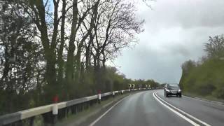 preview picture of video 'Driving On The A449 From Ledbury To Malvern Wells, Worcestershire, England 26th April 2013'
