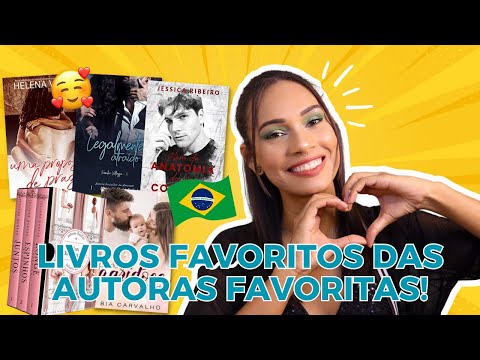 LIVROS FAVORITOS das minhas AUTORAS NACIONAIS favoritas! | Miri Mikaely