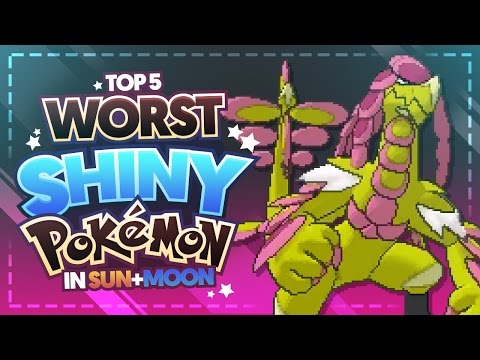 Top 5 WORST Shiny Pokemon in Pokemon Sun and Moon