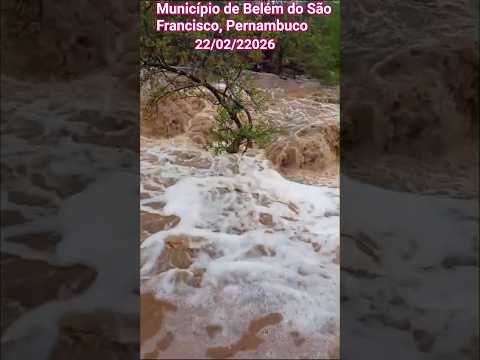 🇧🇷 Município de Belém do São Francisco, Pernambuco 22/02/2026 #chuvas #turismo #nordeste #alerta