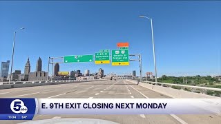 This soon-to-be downtown Cleveland exit ramp closure will impact you