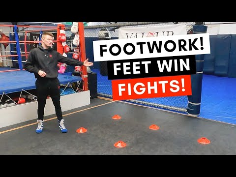 FOOTWORK DRILLS 👣 Footwork training for #boxing  #kickboxing #mma #combat #sports 🥊 🦅