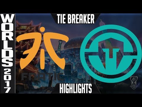 FNC vs IMT Highlights TIE BREAKER - 2017 World Championship Week 2 Worlds 2017 - Fnatic vs Immortals