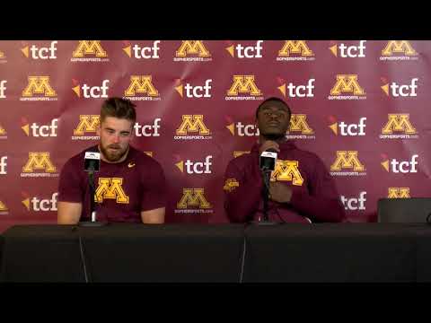 Press Conference: Carter Coughlin & Tyler Johnson on Georgia Southern Win