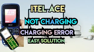 itel ACE not charging | charging error | easy solution @swafawafa