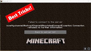 Minecraft io.netty.channel.abstractchannel$AnnotatedConnectException connection refused: