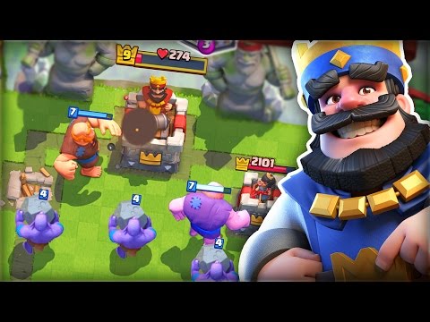 YOU WILL WIN WITH THIS STRATEGY!! NEW OVERPOWERED "BOWLER" DECK in Clash Royale!! Video
