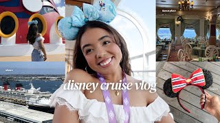 DISNEY CRUISE VLOG!! (tianas palace, cruise tour + more)