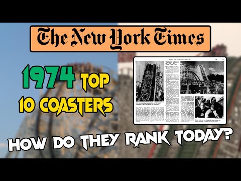 Analyzing the World's FIRST Top 10 Coasters List  |  1974 New York Times, Robert Cartmell